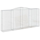 Vidaxl Schans Pankets 4 ST Voûté 400x50x180 200 cm fer - afbeelding 3