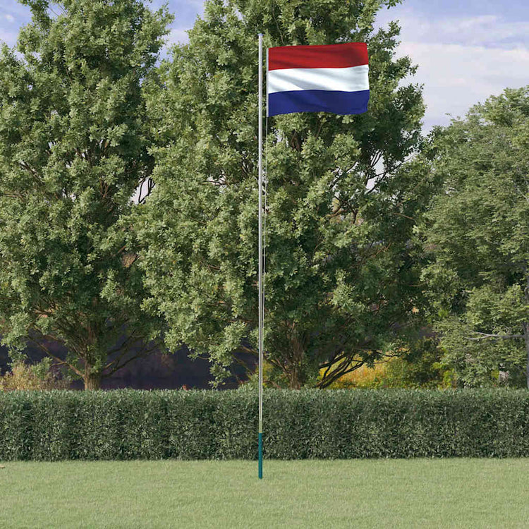 Flag vidaxl avec drapeau Pays-Bas de 6,23 m en aluminium
