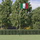 Flag vidaxl avec drapeau Italie 6,23 m en aluminium