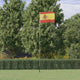 Viaxl Drapeau avec drapeau Espagne 5,55 m en aluminium