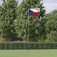 Drapeau Vidaxl avec drapeau tchèque République 5,55 m en aluminium