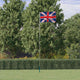 Drapeau Vidaxl avec drapeau au Royaume-Uni 5,55 m en aluminium