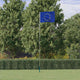 Flag vidaxl avec drapeau Europe 5,55 m en aluminium