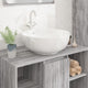 Vidaxl Washbasin 44x17 cm Round Ceramic White