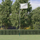 Vidaxl Flagpole divisible 6,23 m en aluminium argent coloré