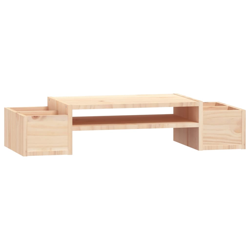Vidaxxl support pour écran 70x27,5x15 cm bois de pin massif