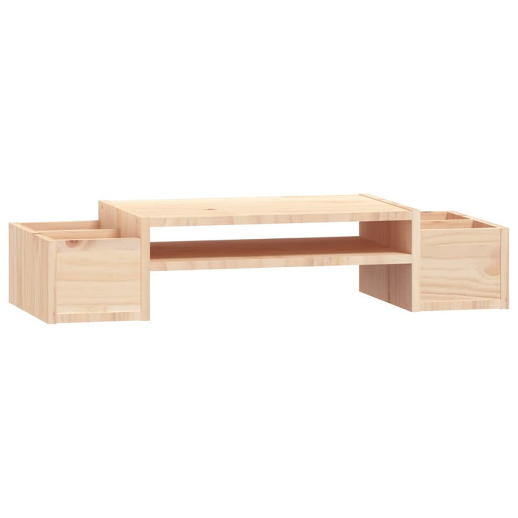 Vidaxxl support pour écran 70x27,5x15 cm bois de pin massif
