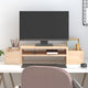 Vidaxxl support pour écran 70x27,5x15 cm bois de pin massif