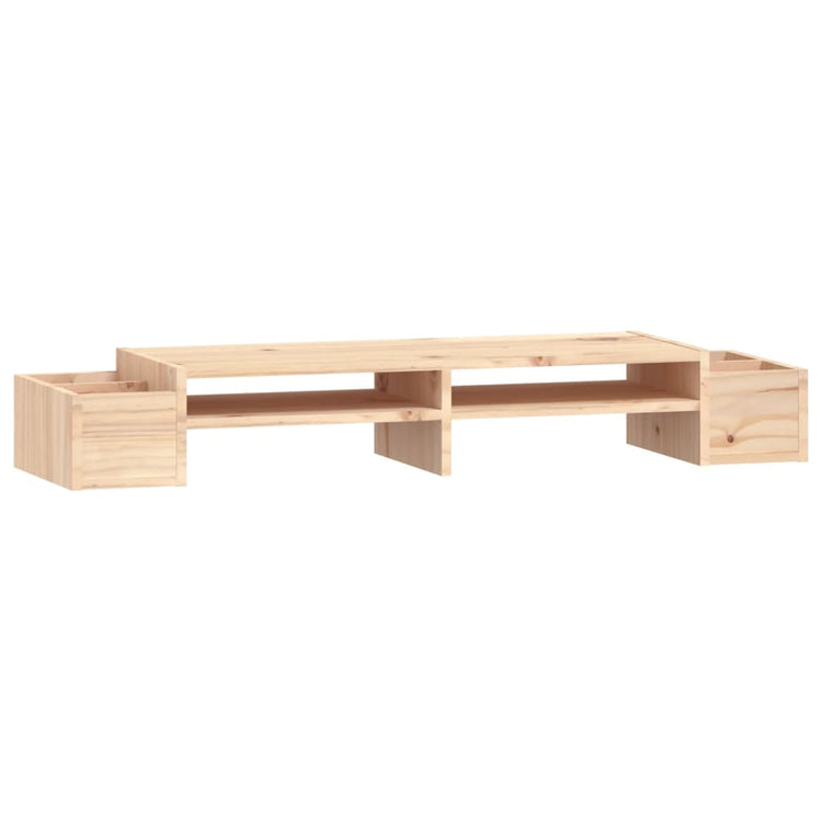 Vidaxxl support pour écran 100x27,5x15 cm bois de pin massif