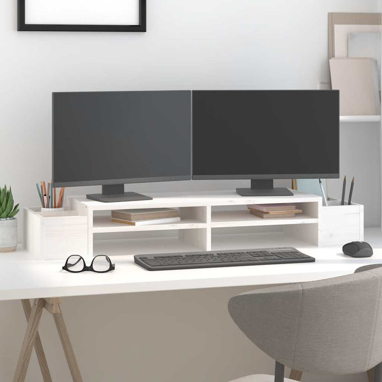 Vidaxl Monitor Standard 100x27.5x15 cm Pine solide