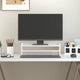 VidaXL support pour moniteur 50x24x16 cm bois de pin massif blanc