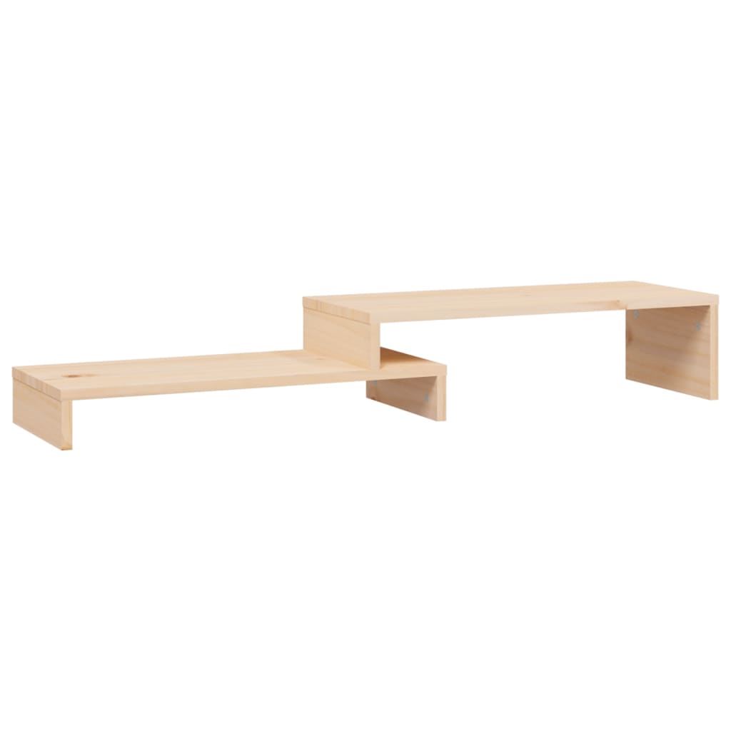 Support pour moniteur VidaXL (52-101)x22x14 cm en bois de pin massif