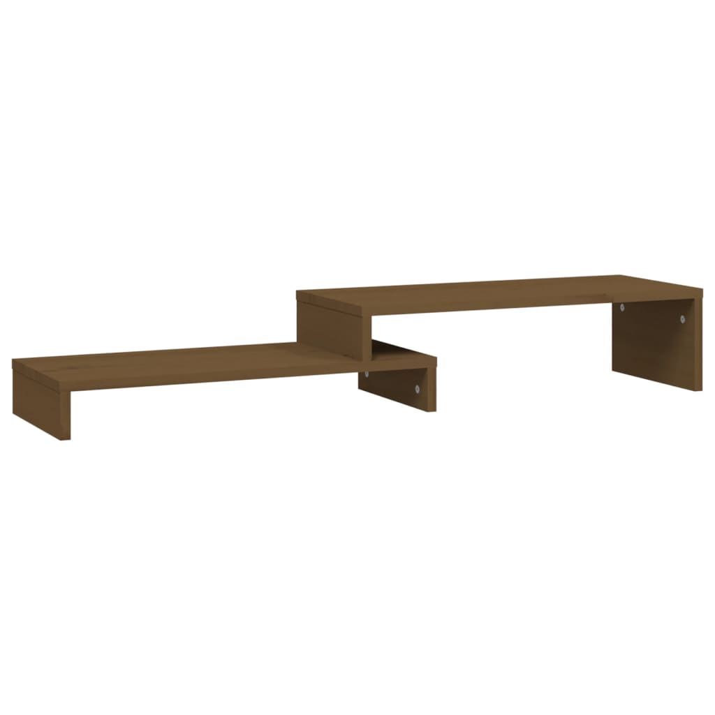 Support de moniteur Vidaxl (52-101) x22x14 cm Brun miel