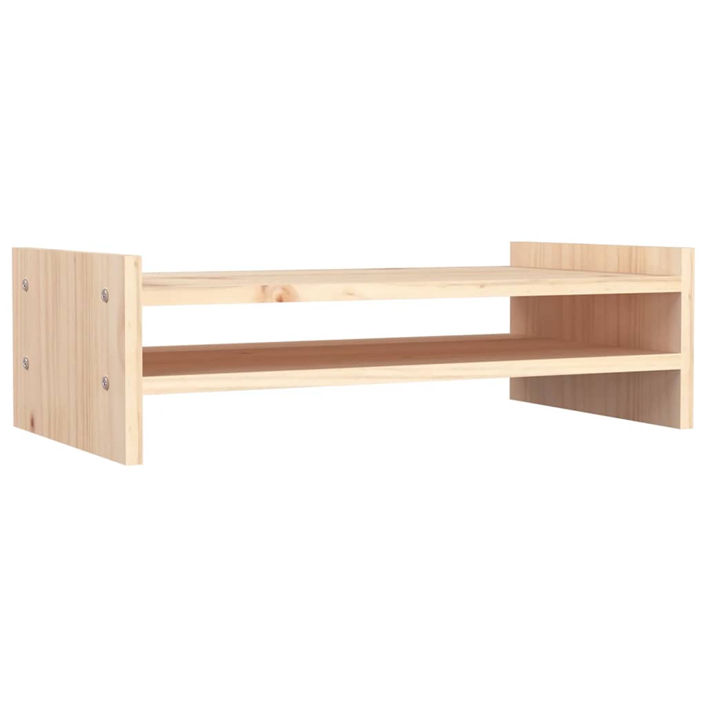 Le moniteur Vidaxl comprend une pin solide 50x27x15 cm