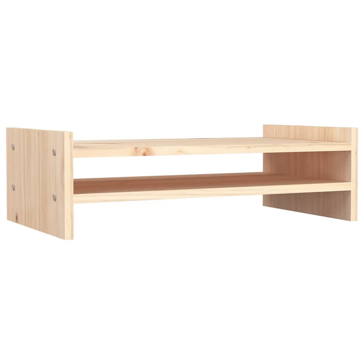 Le moniteur Vidaxl comprend une pin solide 50x27x15 cm