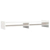 Vidaxl Monitor standard 100x27x15 cm Pine solide blanc