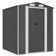 Vidaxl hangar de jardin 192x191x223 cm anthracite en acier galvanisé -colore - afbeelding 2