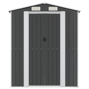 Vidaxl hangar de jardin 192x191x223 cm anthracite en acier galvanisé -colore - afbeelding 3