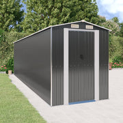 Vidaxl hangar de jardin 192x689x223 cm anthracite en acier galvanisé -colore - afbeelding 1