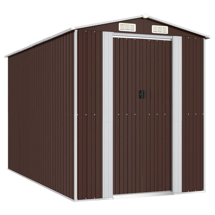 SHED JARDINE VIDAXL 192X357X223 CM GALVANISÉ ACI