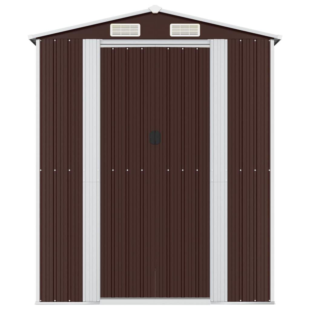 SHED JARDINE VIDAXL 192X357X223 CM GALVANISÉ ACI