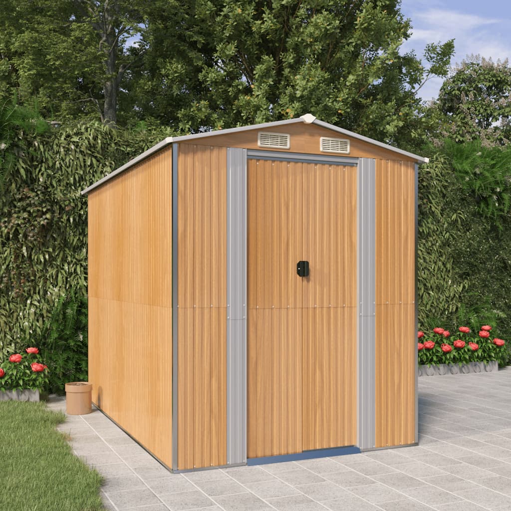 SHED JARDINE VIDAXL 192X274X223 CM GALVANISÉ ACI