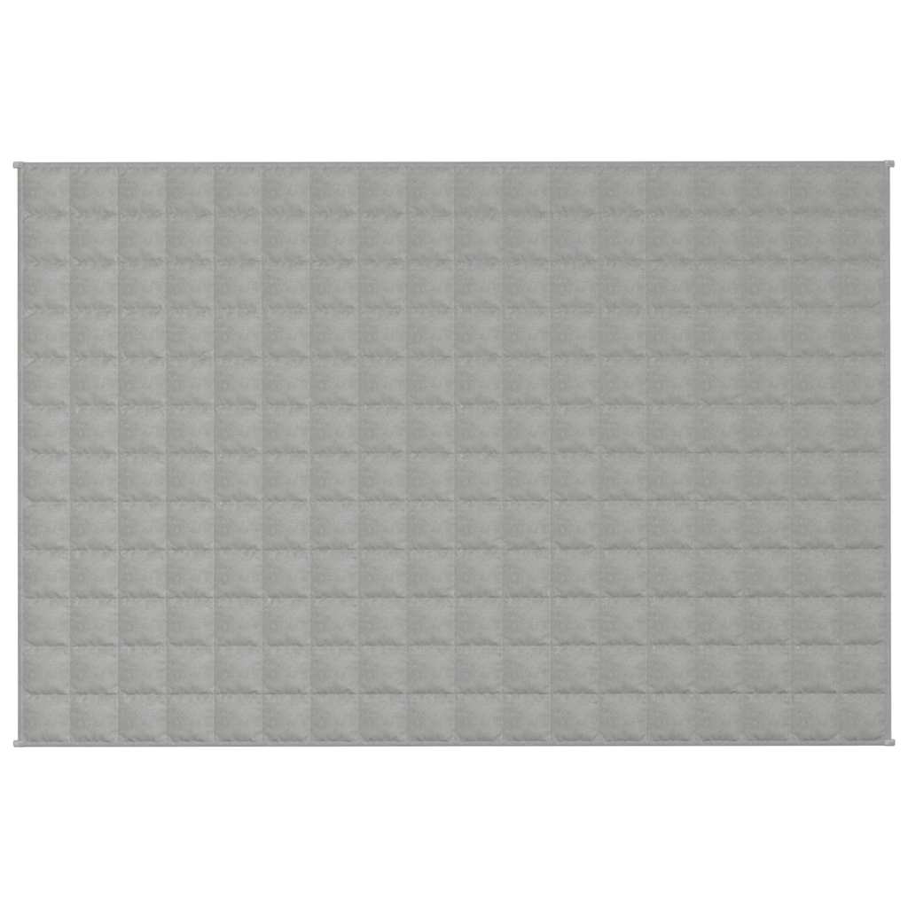 VIDAXL FAIBLAGE COUVERTURE 120x180 cm 5 kg de gris de tissu