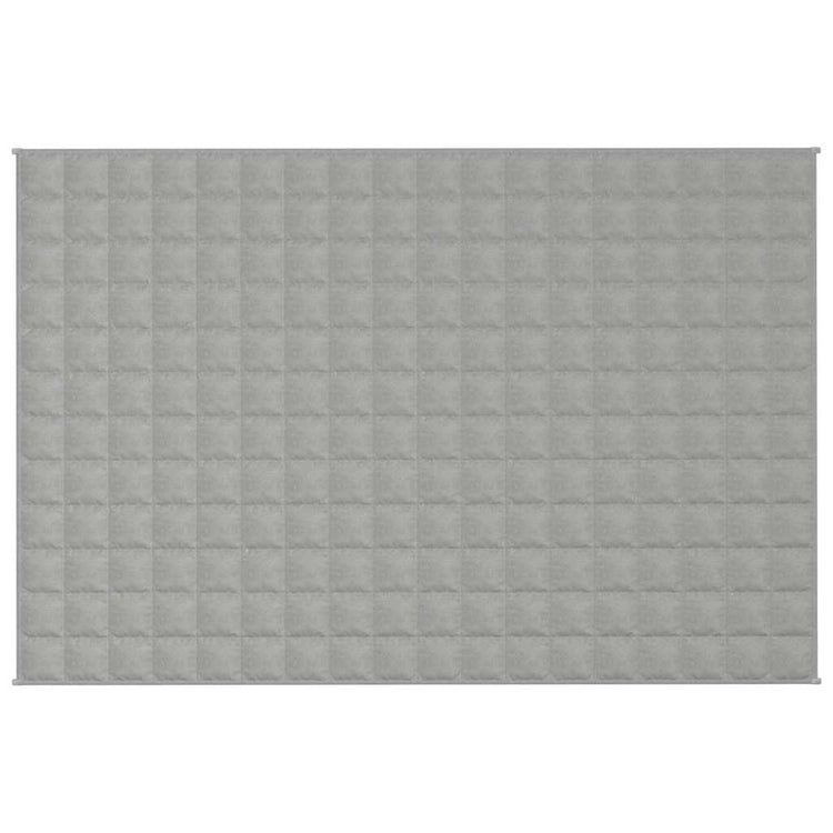 VIDAXL FAIBLAGE COUVERTURE 120x180 cm 5 kg de gris de tissu