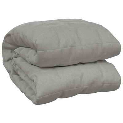 VIDAXL FAIBLAGE COUVERTURE 120x180 cm 9 kg de gris de tissu