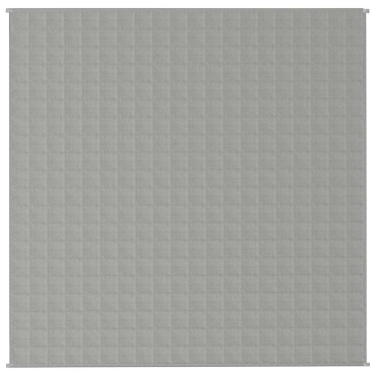 VIDAXL FAIBLAGE COUVERTURE 200X200 cm 9 kg de gris de tissu
