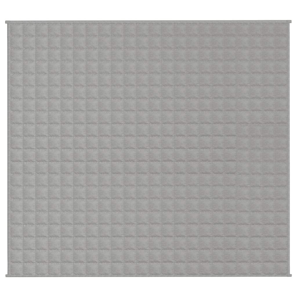 VIDAXL FAIBLAGE COUVERTURE 200X225 cm 13 kg de gris de tissu