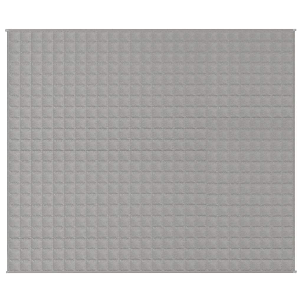 VIDAXL FAIBLAGE COUVERTURE 220X260 cm 15 kg de gris de tissu