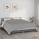 VIDAXL FAIBLAGE COUVERTURE 220X260 cm 15 kg de gris de tissu
