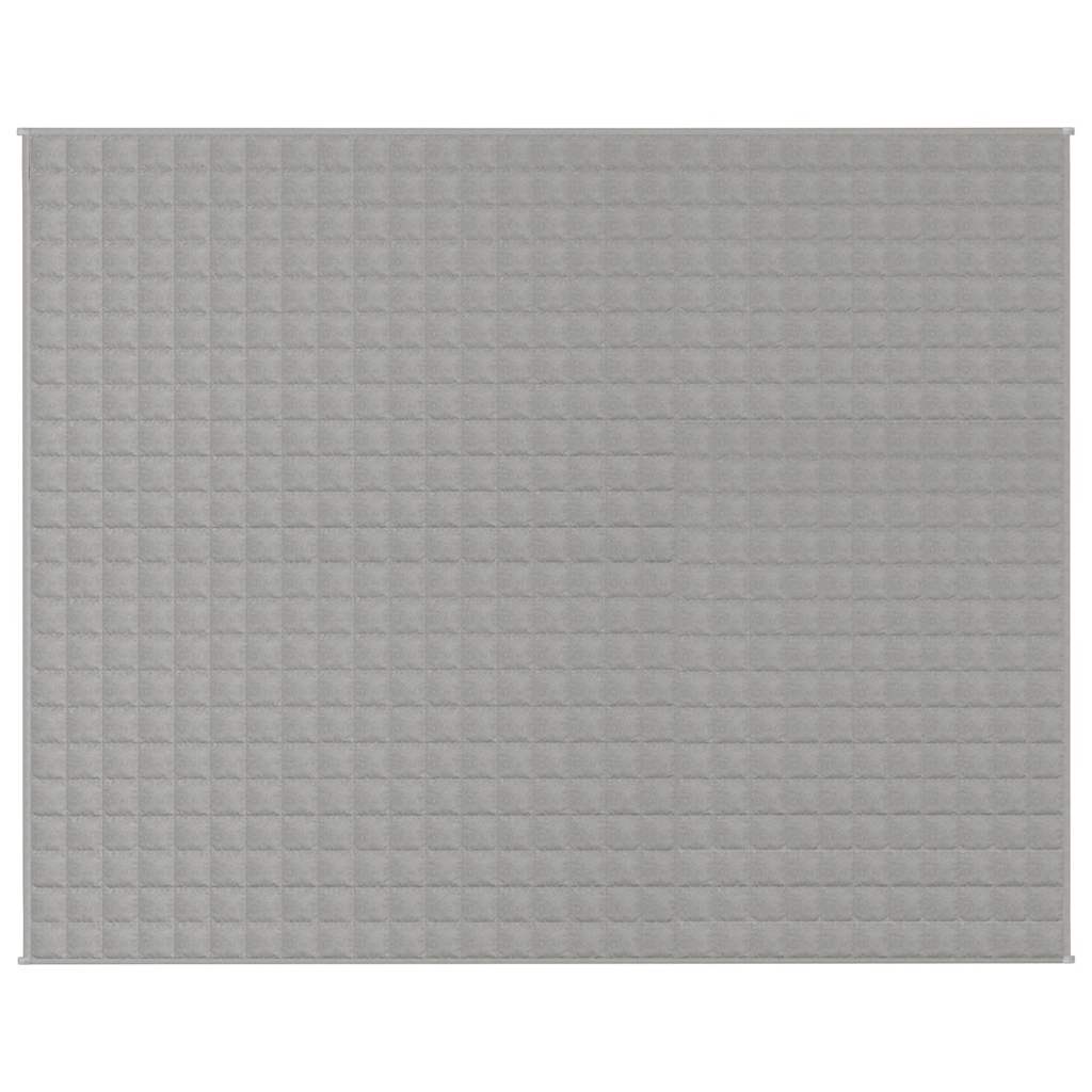 VIDAXL FAIBLAGE COUVERTURE 235x290 cm 11 kg tissu gris