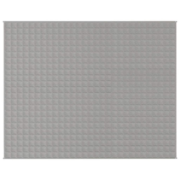 VIDAXL FAIBLAGE COUVERTURE 235x290 cm 11 kg tissu gris