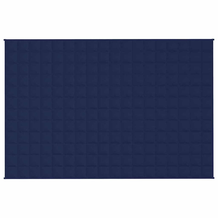 VIDAXL FAIBLAGE COUVERTURE 120x180 cm 9 kg de tissu bleu