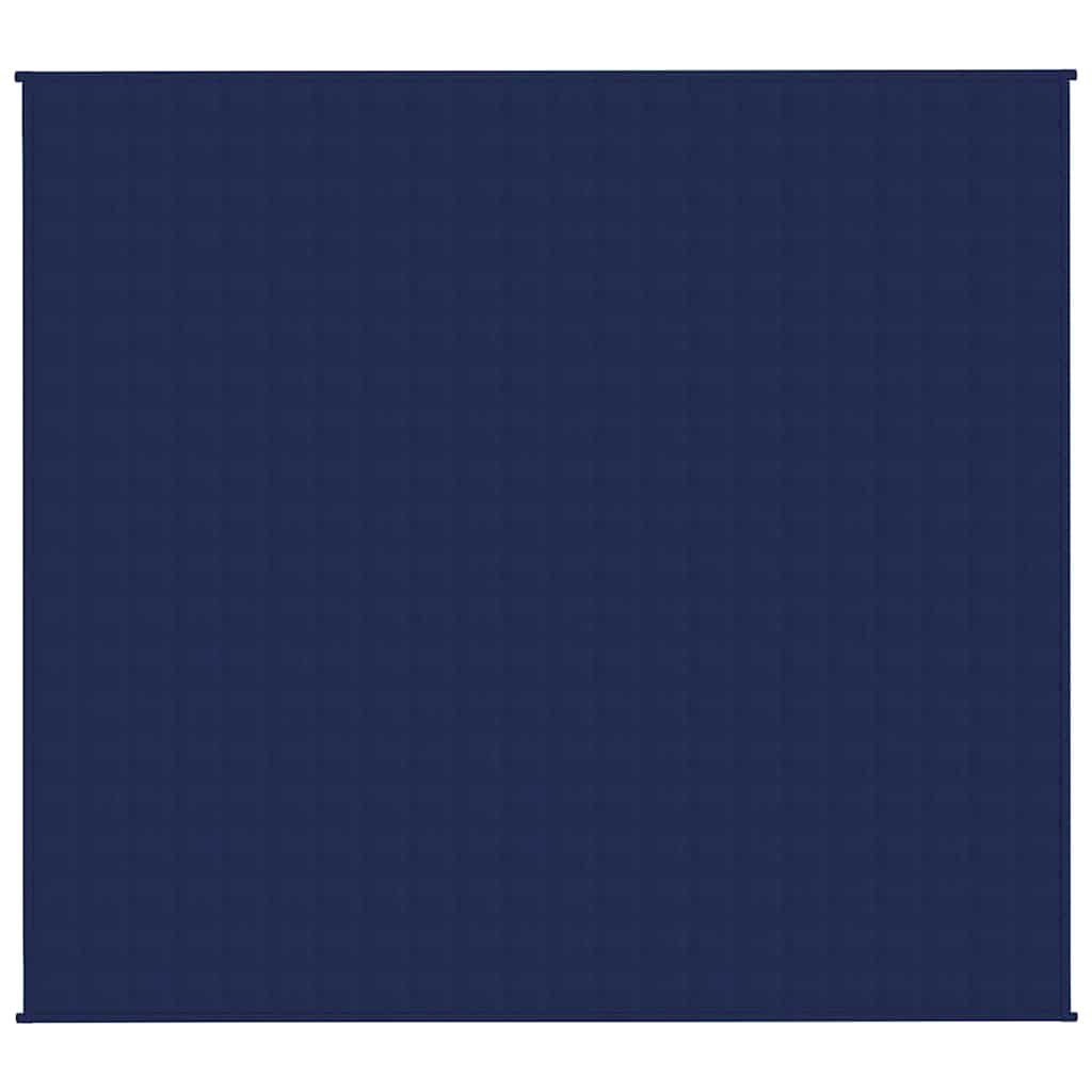 Vidaxl Faibleage Couverture 200x225 cm 13 kg de tissu bleu