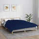 VIDAXL FAIBLAGE COUVERTURE 220X235 cm 11 kg de tissu bleu
