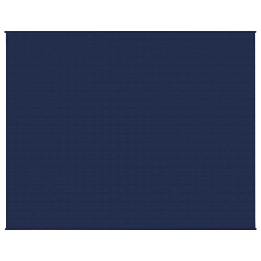 VIDAXL FAIBLAGE COUVERTURE 235x290 cm 15 kg de tissu bleu