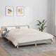Vidaxl Faibleage Couverture 200x225 cm 9 kg Tissu léger Crème