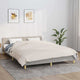 Vidaxl Faibleage Couverture 200x225 cm 13 kg Tissu léger Crème