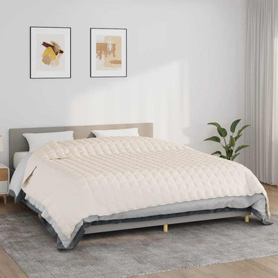 VIDAXL FAIBLAGE CAVENET 235X290 cm 11 kg Tissu léger Crème