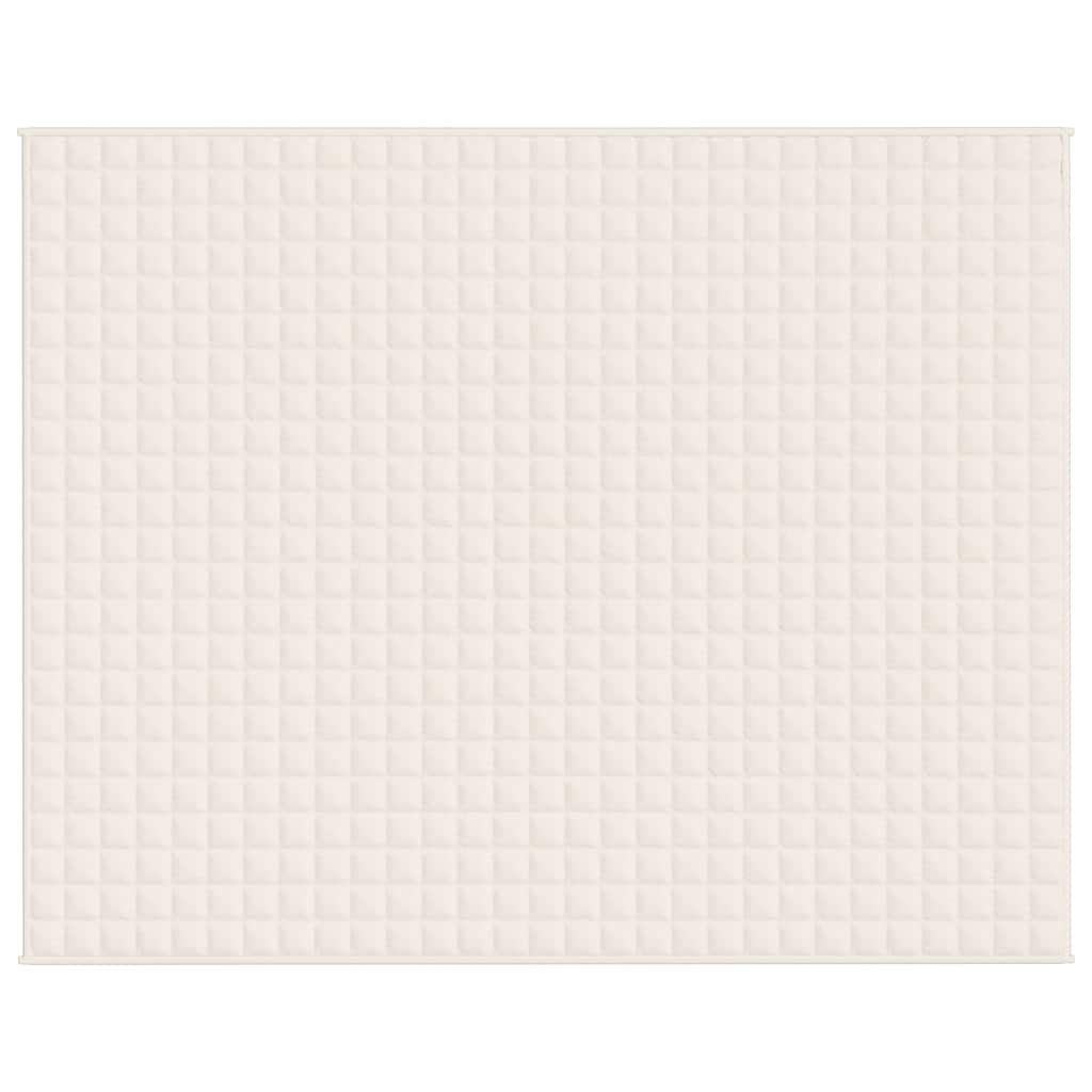 VIDAXL FAIBLAGE CAVENET 235X290 CM 15 kg Tissu Light Cream -Colored