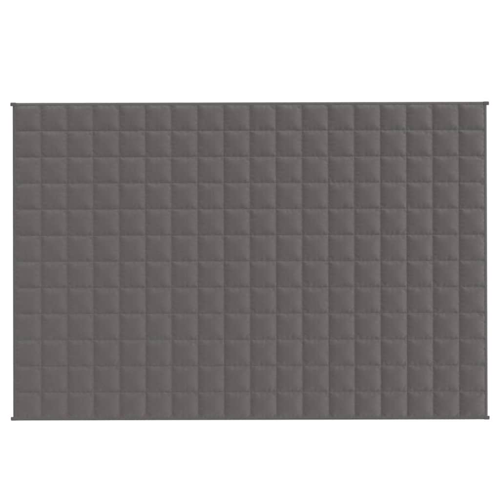 VIDAXL FAIBLAGE COUVERTURE 120x180 cm 5 kg de gris de tissu