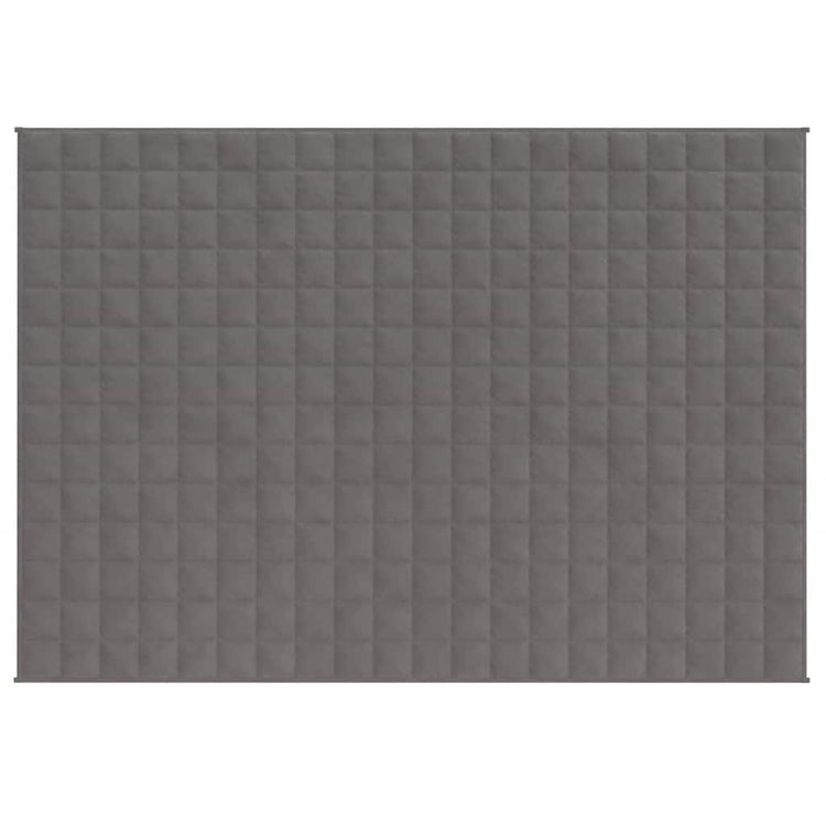 VIDAXL FAIBLAGE COUVERTURE 150x200 cm 11 kg de gris de tissu