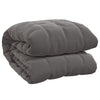 VIDAXL FAIBLAGE COUVERTURE 155X220 cm 7 kg de gris de tissu