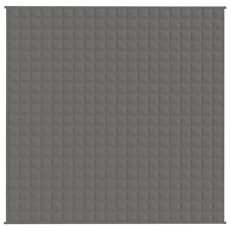 VIDAXL FAIBLAGE COUVERTURE 200X200 cm 13 kg de gris de tissu