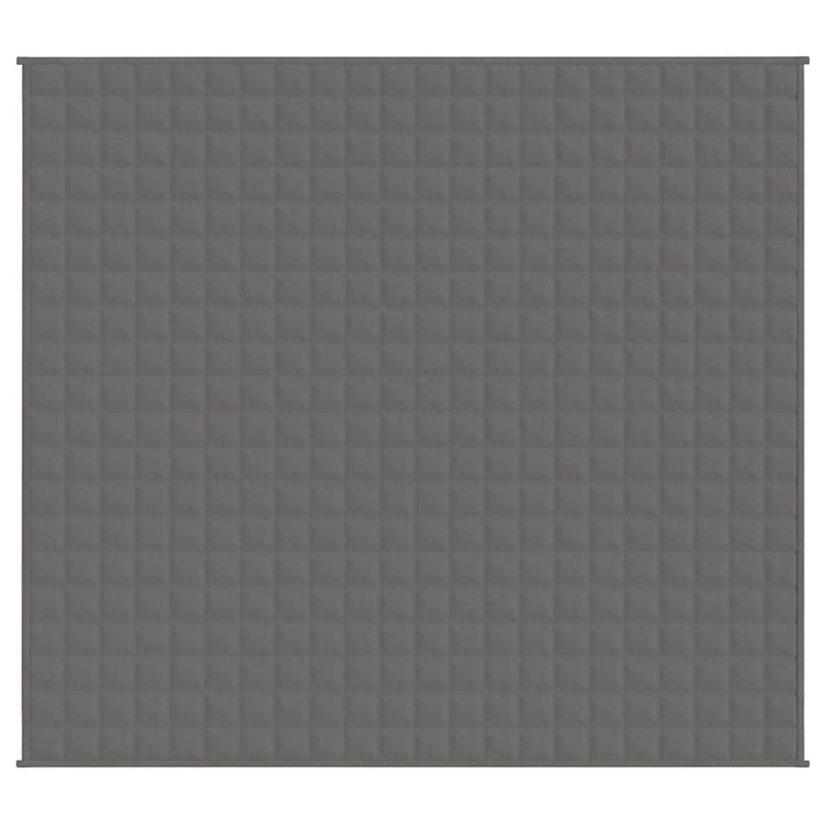 VIDAXL FAIBLAGE COUVERTURE 200X225 cm 9 kg de gris de tissu