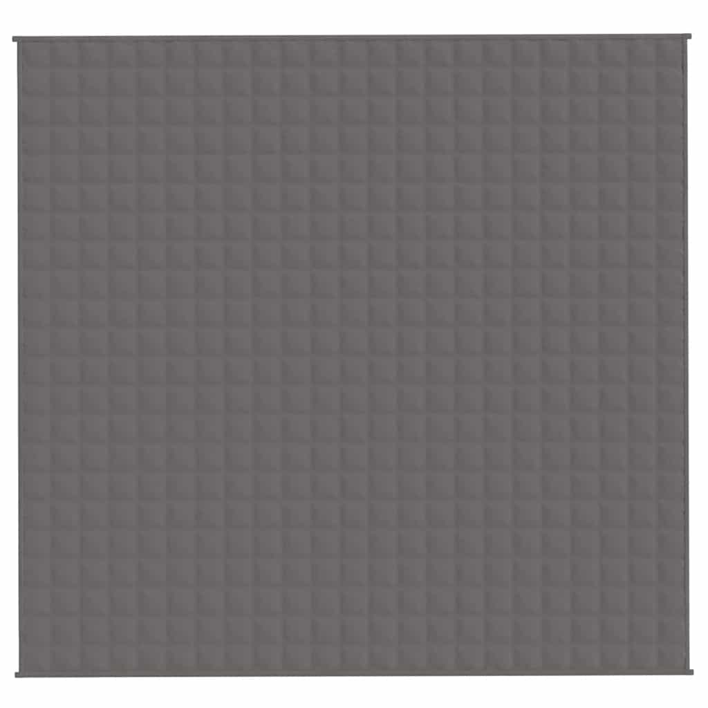 VIDAXL FAIBLAGE COUVERTURE 220X235 cm 11 kg tissu gris