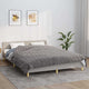 VIDAXL FAIBLAGE COUVERTURE 220X235 cm 15 kg tissu gris